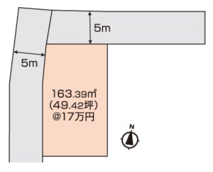 岡山市北区川入　土地　840.14万円　イデア・フィール